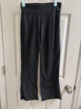 Athleta Women’s Black Wide-Leg Lounge Pants Leggings